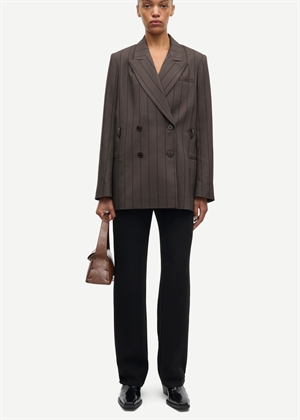 Sahelly blazer 16178 Mulch Stripe Samsøe